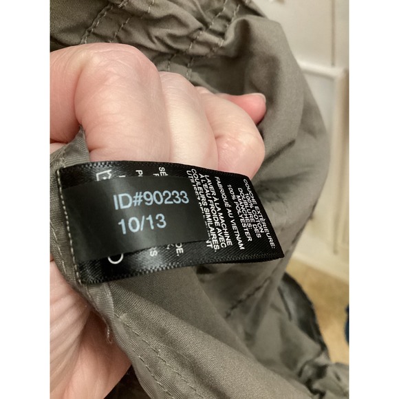 Express Utility Field Jacket Small Grey Drawstring Waist Full Zip Cargo - Picture 7 of 7